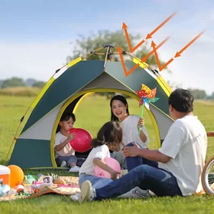 Lều Cắm Trại Du Lịch Dã Ngoại, Liều Phượt Tự Bung 4 đến 6 người Chống Thấm Nước Chống Muỗi Gấp Gọn Tiện Lợi