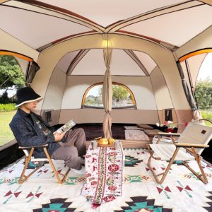 Lều Cắm Trại Ngoại Ô Chống Thấm Nước Cho 8-12 Người