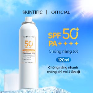 Xịt Chống Nắng SPF50 PA++++ SKINTIFIC 