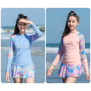 Bộ Đồ Bơi Dài Tay Bé Gái