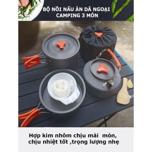 Bộ Nồi Nấu Ăn Dã Ngoại